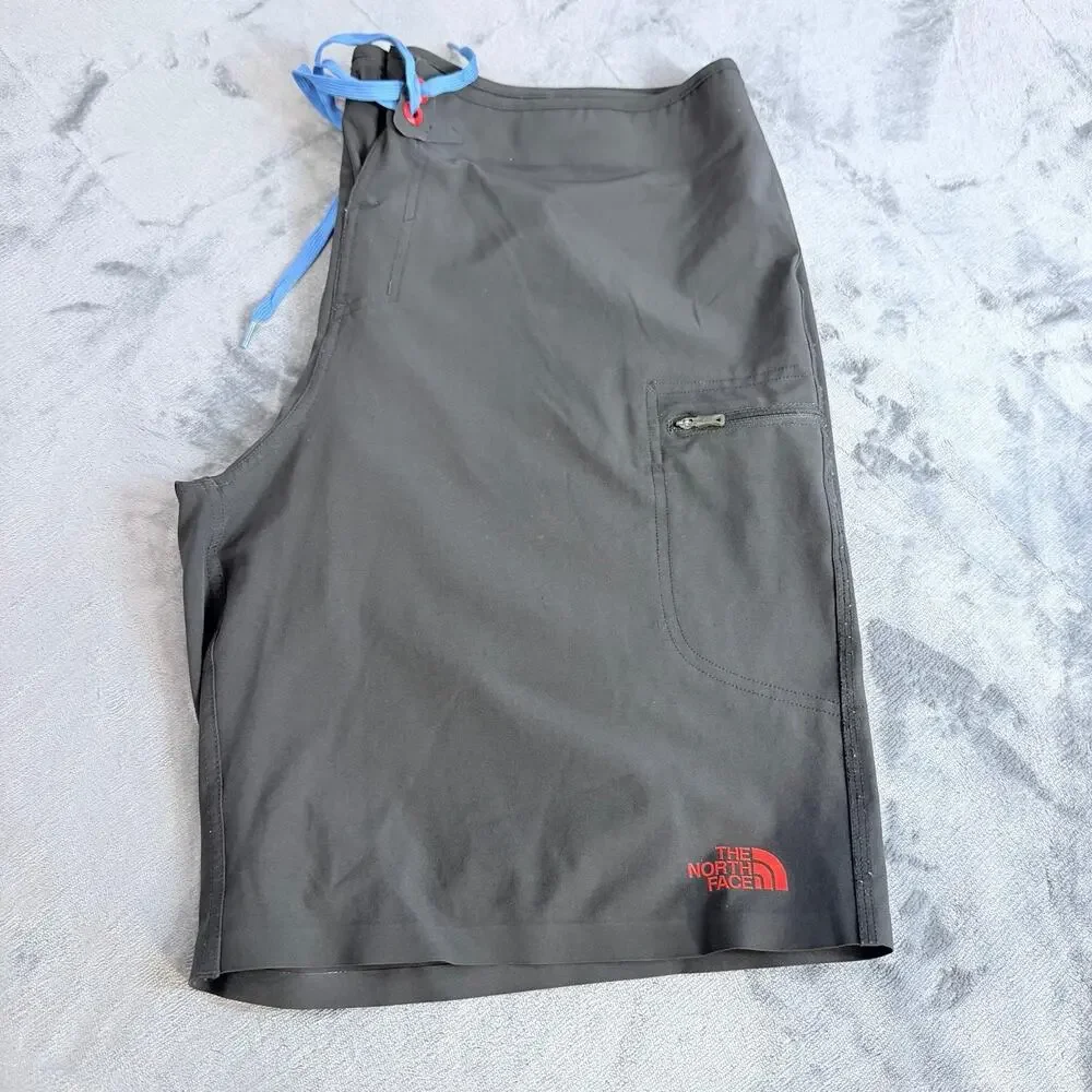 The North Face Board Shorts Men's 36 Black Swim Trunks beach pool vacation